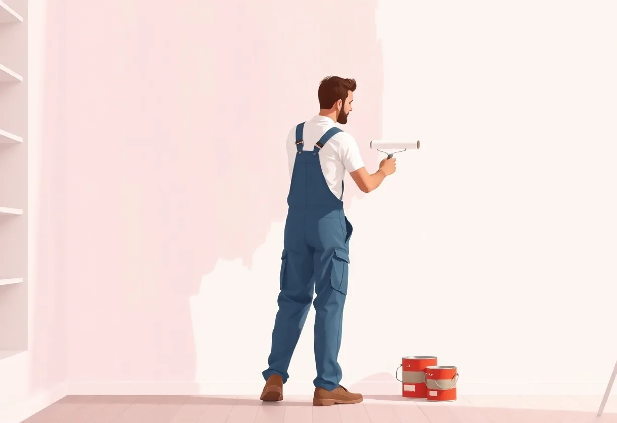 Peintre Rixheim 68170 en intervention sur un chantier